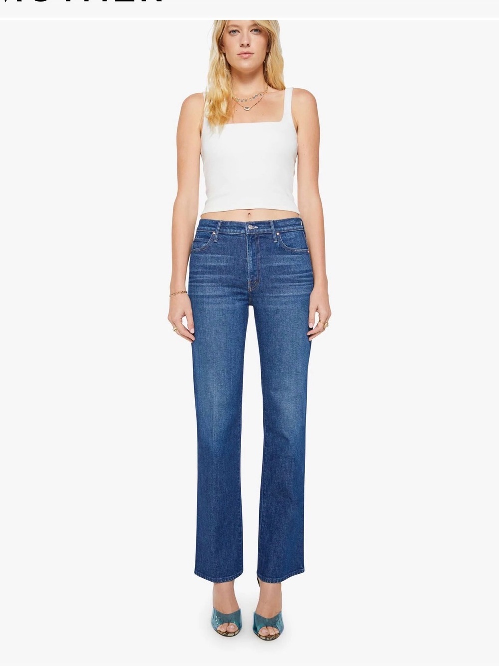 Mother The Kick It Jeans in Made In The Shade Size 27